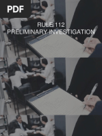 RULE 112 Preliminary Investigation