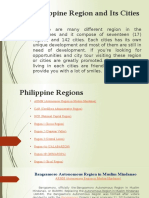 Philippine Region and Its Cities