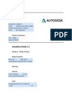 Study Report: Simulation Model 1:1