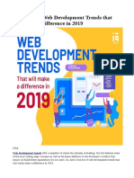 Handpicked Web Development Trends