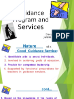 Guidancecounselingguidanceservices-Nature and Purpose
