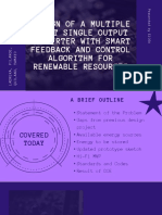 Multiple Input Single Output Converter Design