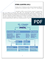 Management Information Systen of HCL