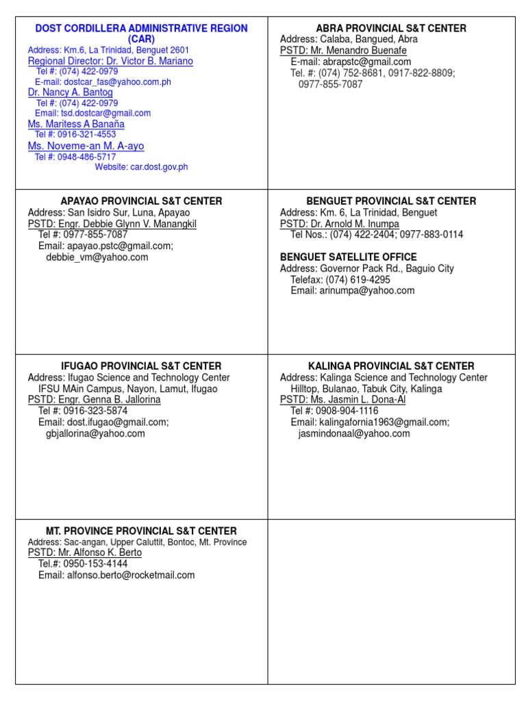 Dost | PDF | Luzon | Philippines