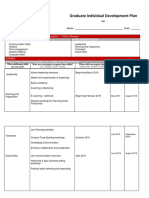 Individual Development Plan