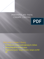 12 Power Point Pembentukan Bayangan Pada Cermin Lengkung