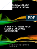 2 Second Language Acquisition Theory