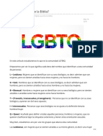 LGBTQ Qué Dice La Biblia