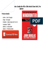 PDF Mindhunter: Inside The FBI S Elite Serial Crime Unit - For Iphone