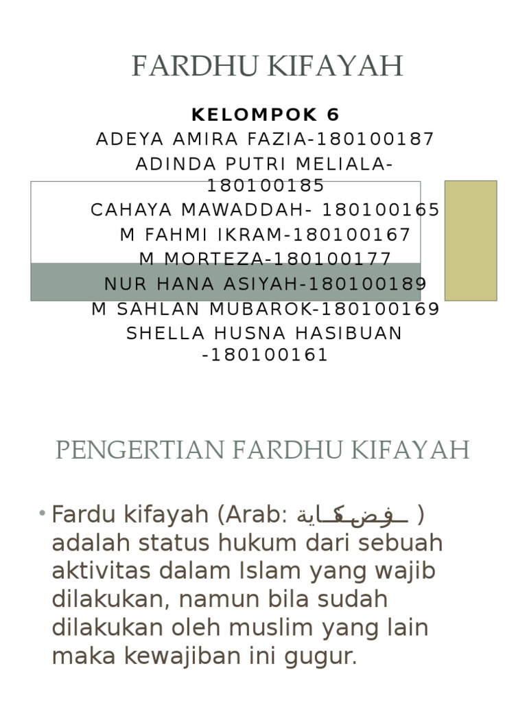 Fardhu Kifayah Kelompok 6