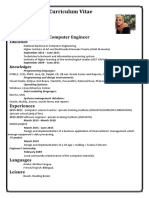 Curriculum Vitae: Computer Engineer