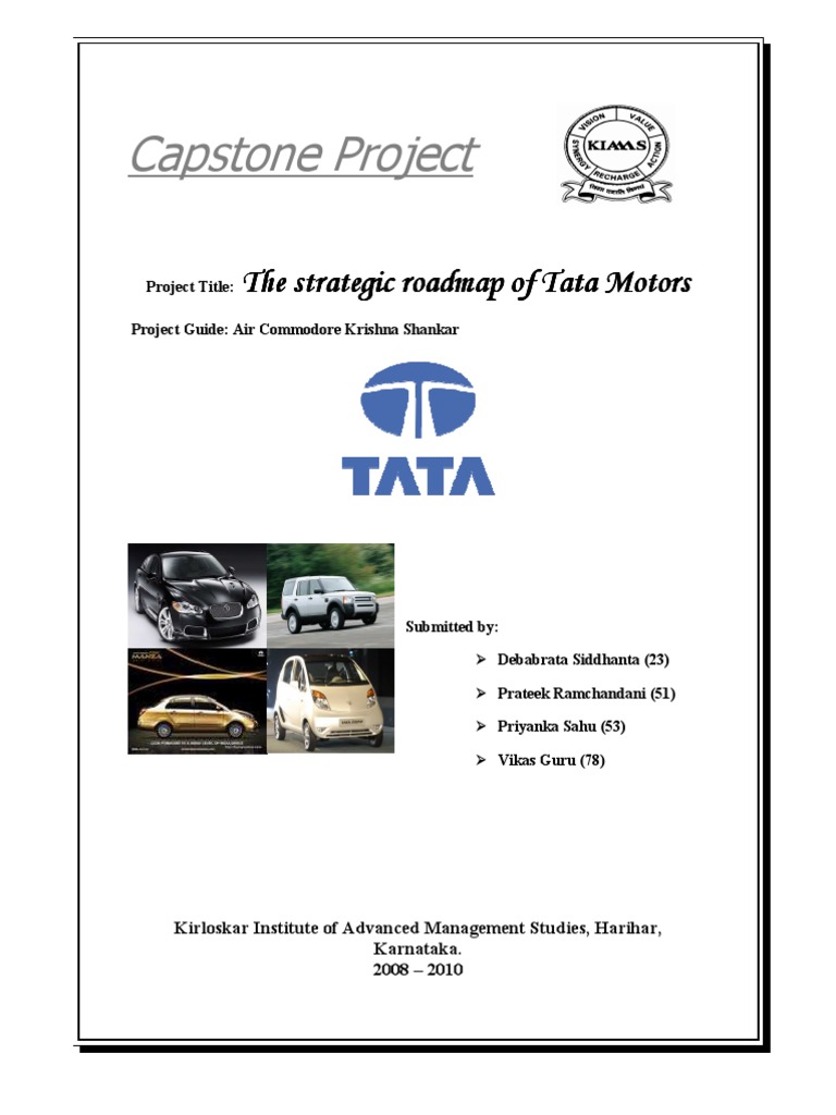フュージョンワールド チャンピオンシップセット -ILLUSTRATIONS- Capstone Rport, Group 14, Tata Motors | PDF | Automotive