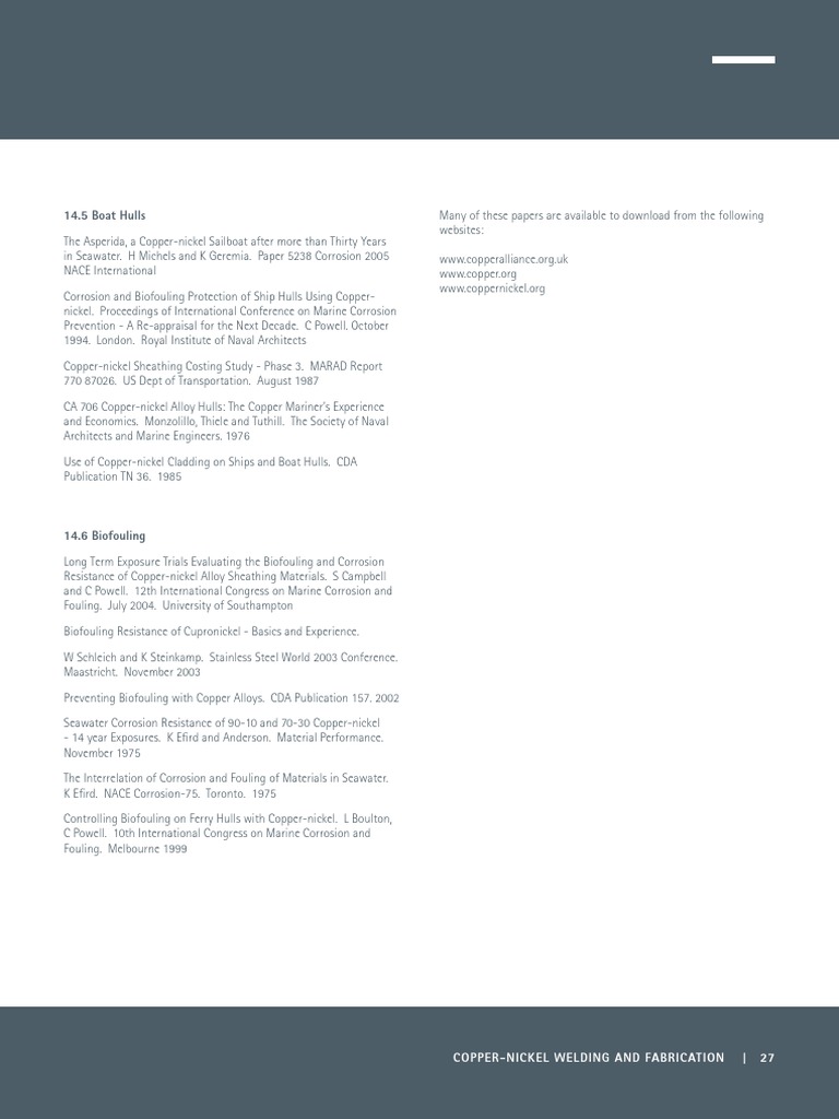 14.5 Boat Hulls CopperNickel Welding and Fabrication 27 PDF