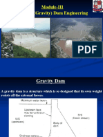 Module-III Concrete (Gravity) Dam Engineering