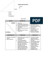 LK 01. Analisis Swot (Kelompok 3)