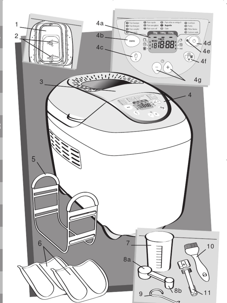 Notice Machine à Pain Moulinex Home Bread