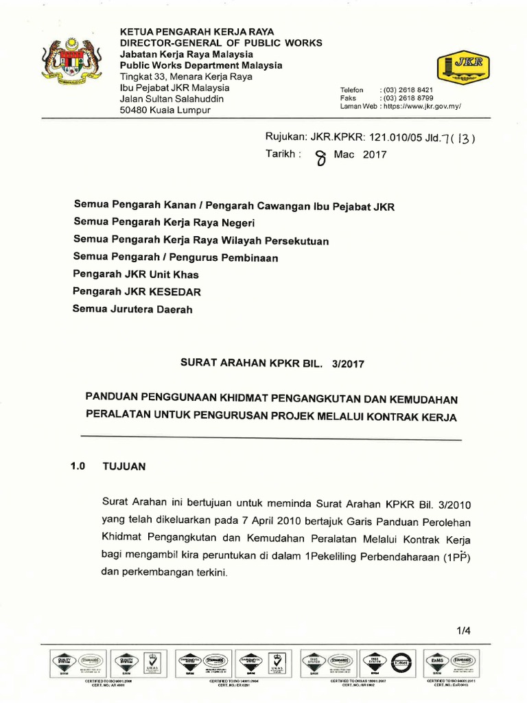 Surat Arahan Kpkr Pelan Pengurusan Risiko Bil 10 2012