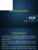 Generation Y: Presented by Nikhil Chourasia