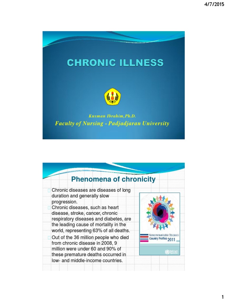 Understanding Chronicity in Illness | PDF | Chronic Condition | Public ...