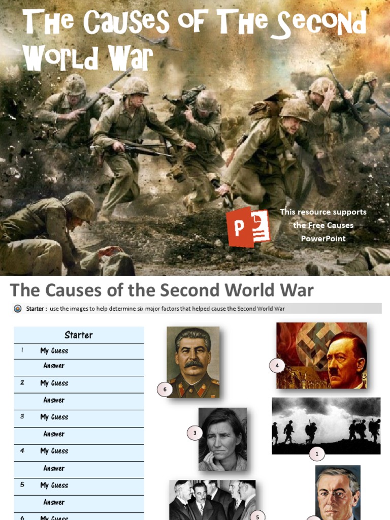 Major Causes of the Second World War | PDF | Adolf Hitler | World War II