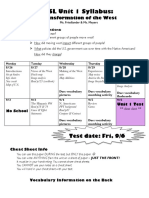 Esl Unit 1 Syllabus Am f19