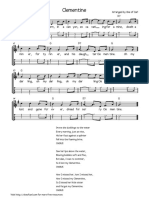 Clementine - Full Score PDF