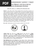 Optimization of Vehicle Suspension System Using Genetic Algorithm | PDF ...