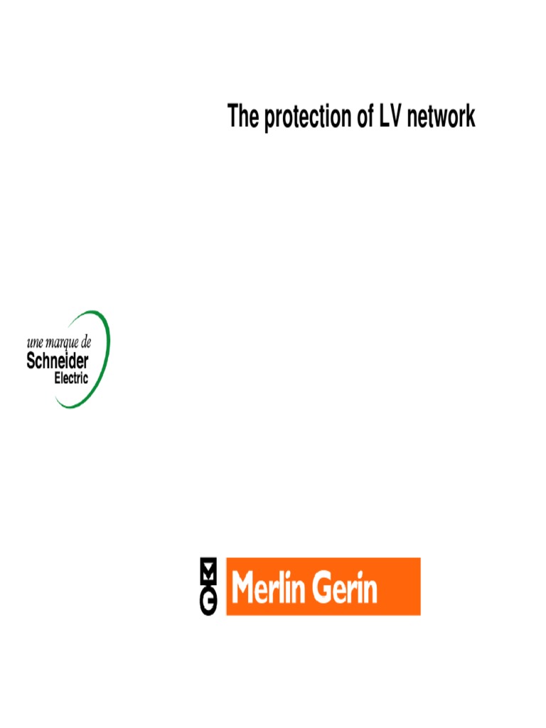 LV Network Protection Overview | PDF | Fuse (Electrical) | Relay