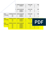 Tabla de Instalación de Postes