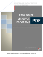 RANKING DE LENGUAJES