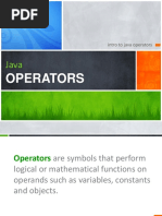 03 Java Operators