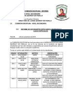 Informe Comision Disciplina 1