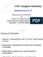 Lecture 1 - CH 101 - Inorganic Chemistry - Akshai Kumar