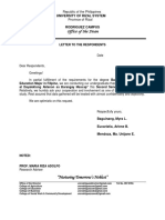 University of Rizal System: Republic of The Philippines Province of Rizal Office of The Dean