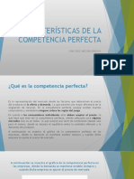 Características de La Competencia Perfecta