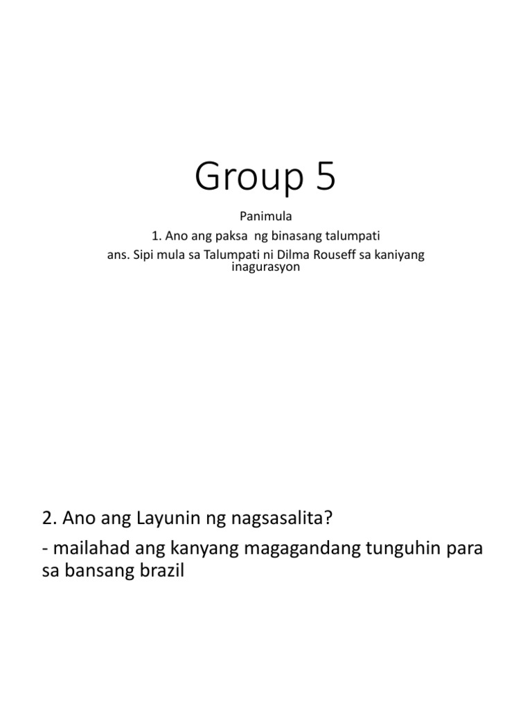 Group 5 | PDF