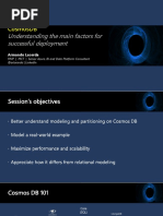 Cosmosdb: Understanding The Main Factors For Successful Deployment