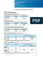 Welding API Course Program 2019 Vr.2