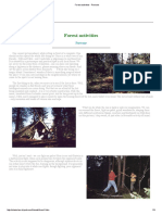 Forest Activities - Part One