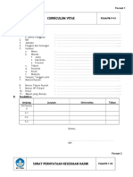 Curriculum Vitae: Format 1