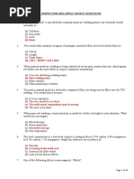 (D) Basic: Cswip 3.1 (Welding Inspector) Multiple Choice Questions