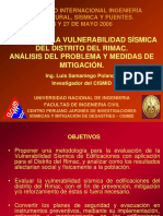 VULNERABILIDAD SISMICA