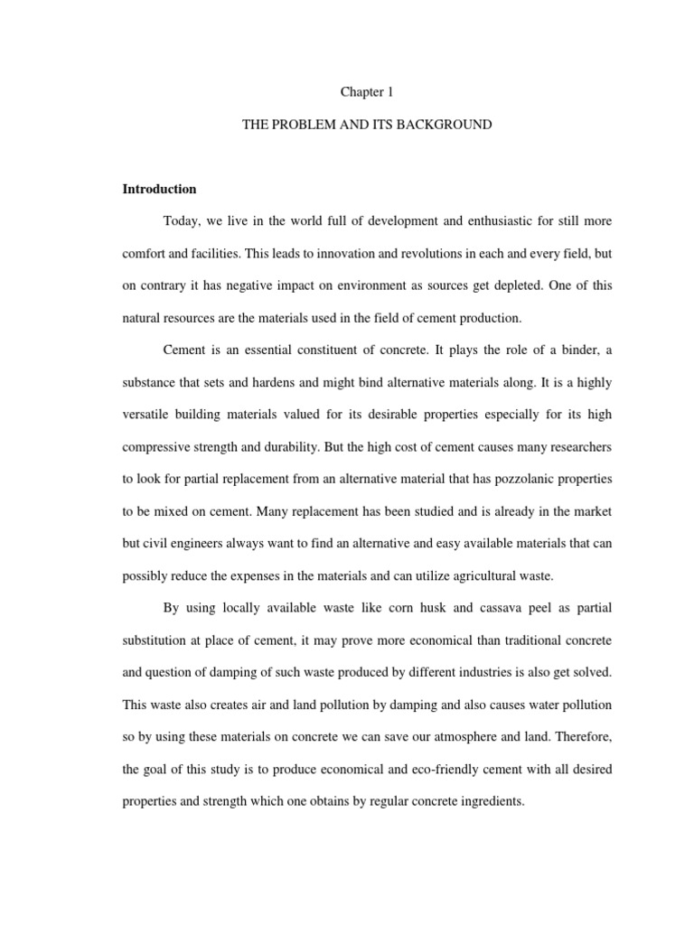 Effect of Corn Husk Ash and Cassava Peel Ash To The Compressive