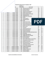 Final Examination Scheme B.Tech December - 2017 Semester-7