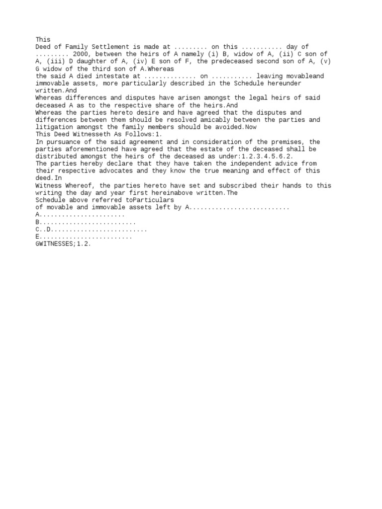 What Is A Settlement Deed Zegal vrogue.co