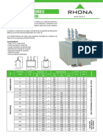 Ficha Técnica Transformadores RHONA