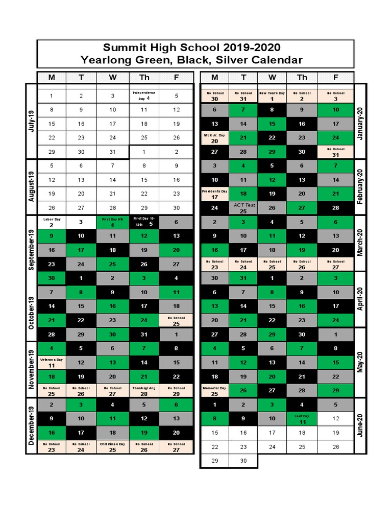 201920 Gbs Yearlong Calendar PDF Public Holiday Observances