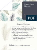 Konsep Dasar Manusia