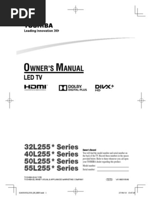 Manual Owner Television Hdmi