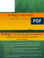 11-Ecology Notes PDF